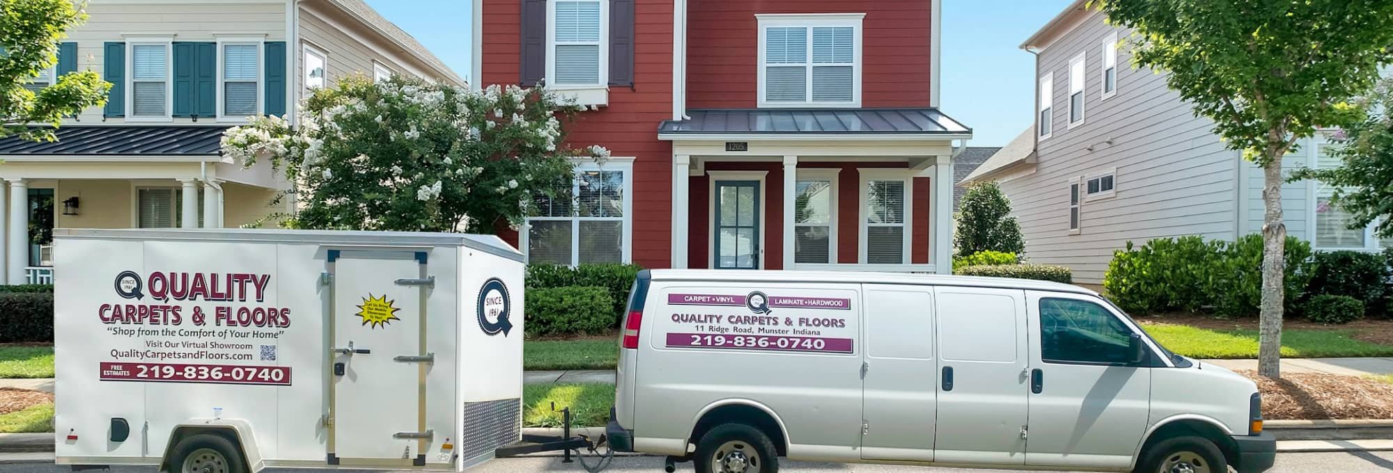 Quality Carpets and Floors mobile showroom