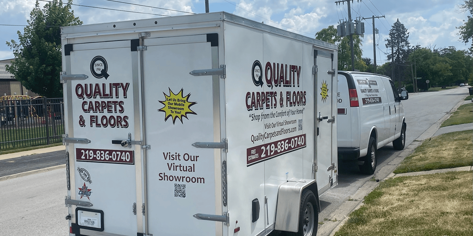 Quality Carpets and Floors mobile showroom