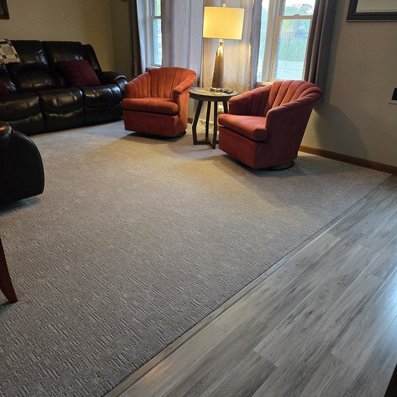 New carpet installation from Quality Carpets and Floors