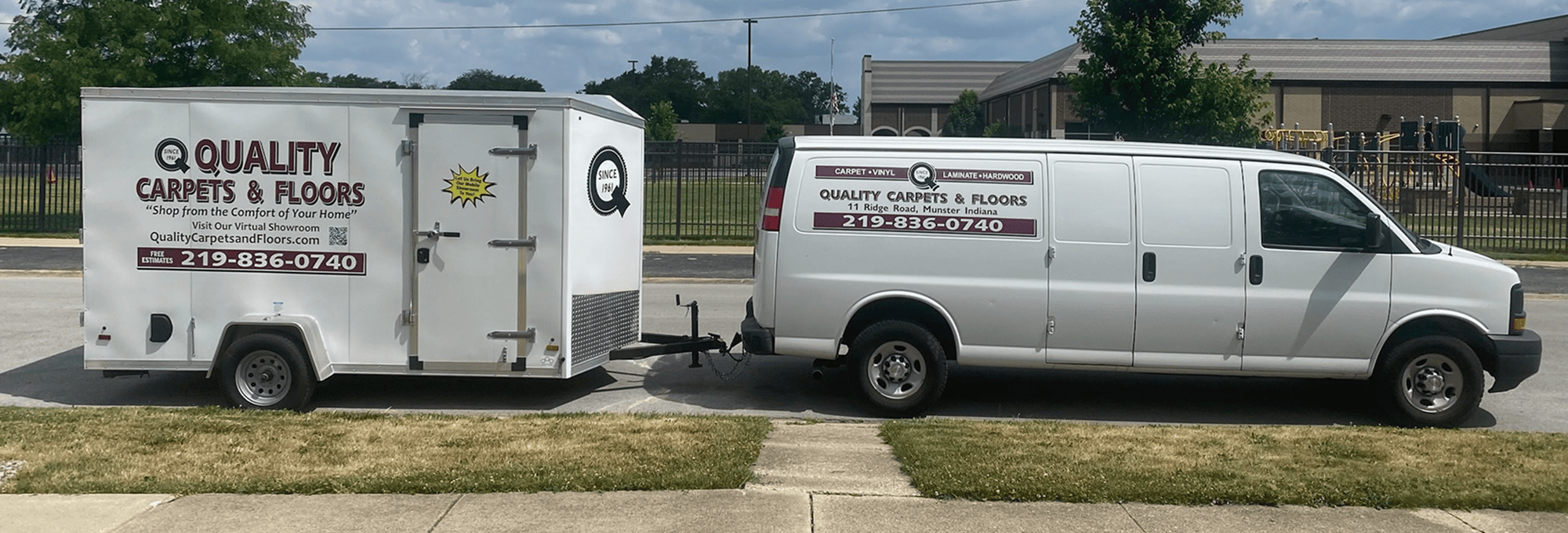 Quality Carpets and Floors mobile showroom